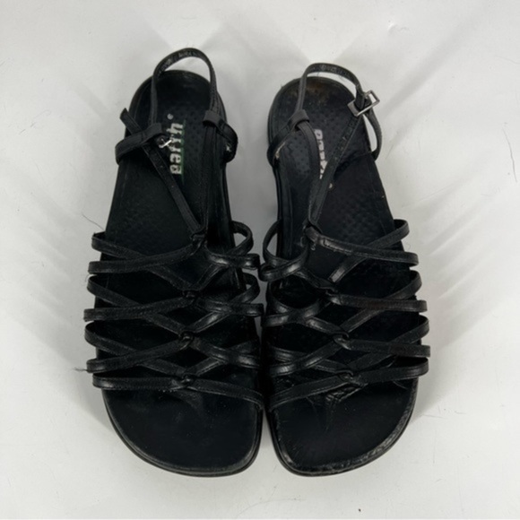 Earth Slingback Strappy Sandal Buckle Leather Open toe 6.5 - Picture 1 of 8